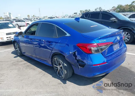 2023 Honda Civic Touring z USA, uszkodzony, nr VIN 2HGFE1F92PH309810